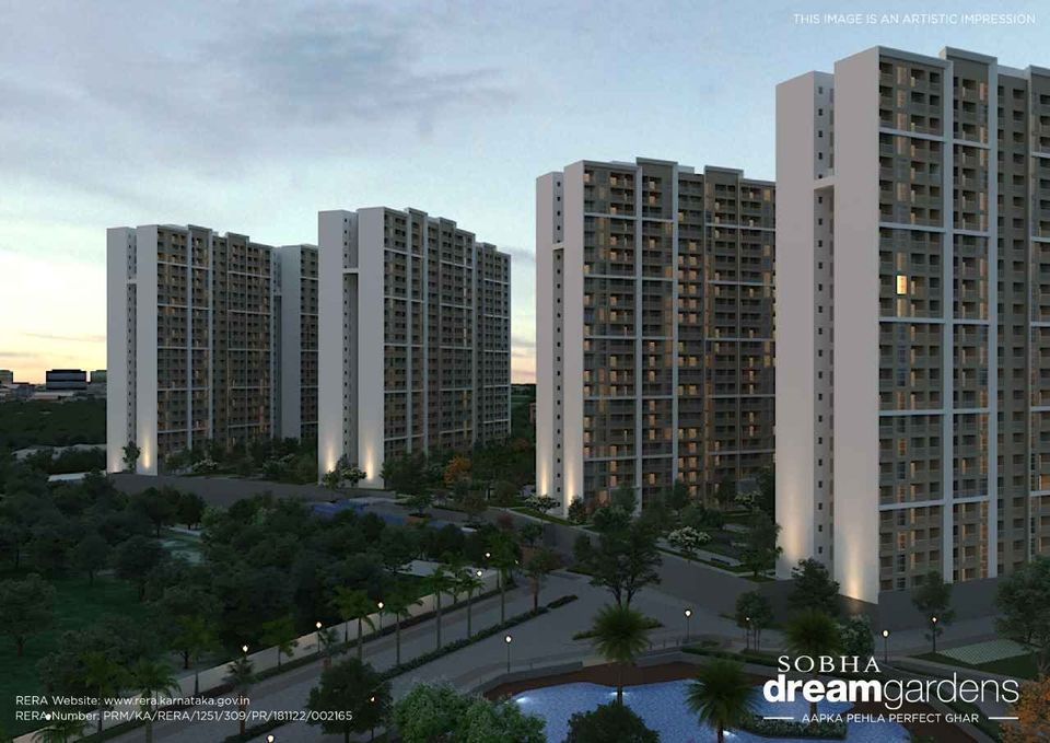 SOBHA Lake Gardens 2 & 3 BHK apartments for sale in BENGALURU, KA , Bangalore -73