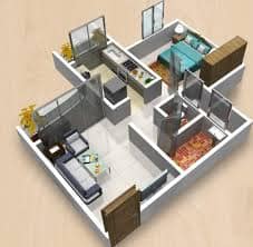 READY TO MOVE FLAT AVAILABLE in IN NAVI MUMBAI Pune-111