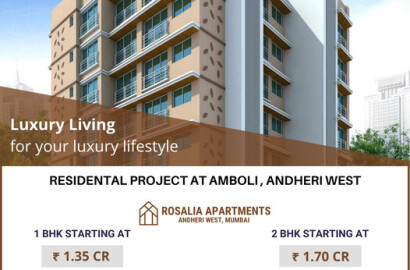 Spacious 1 & 2 Bedroom Apartments at Amboli Andheri West.