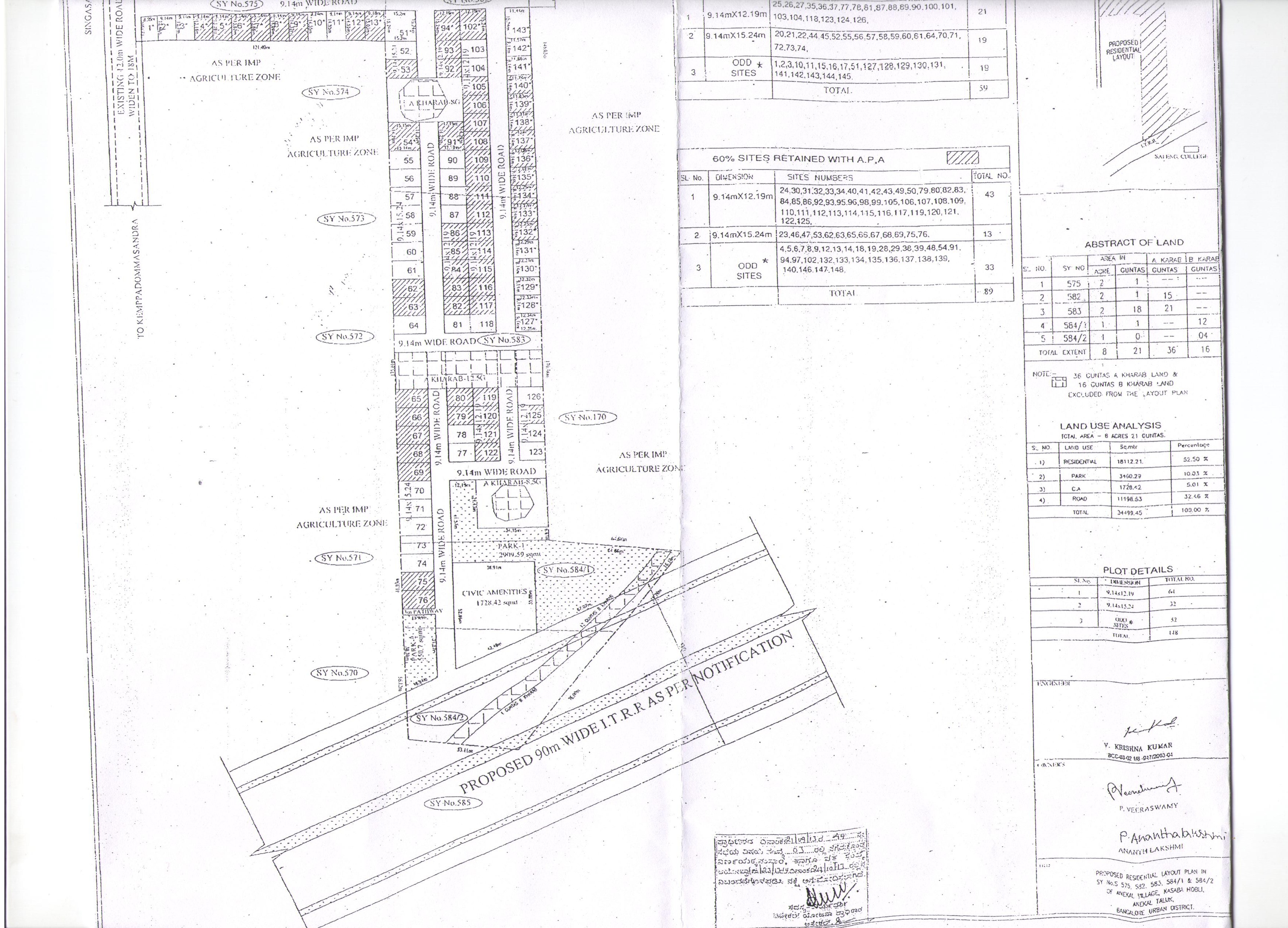 Residential Land/Plot for sale in Aashritha Aspire, Anekal