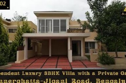 Luxury 3BHK villa tour, Bannerghatta-Jigani road, South Bengaluru.