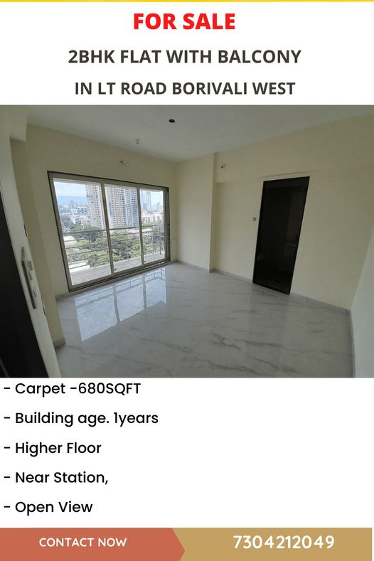 2 Bhk Flat with Balcony