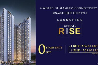 ORNATE RISE | KALYAN BHIWANDI BYPASS Offers Spacious RERA Carpet @ Lowest Price