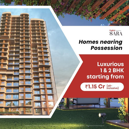 2 BHK Homes in Kandivali East starting from 1.15 Cr* only.