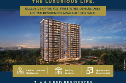 Rare Spacious 3,4 & 5 Bed Residences starting from ₹4.50 Cr*