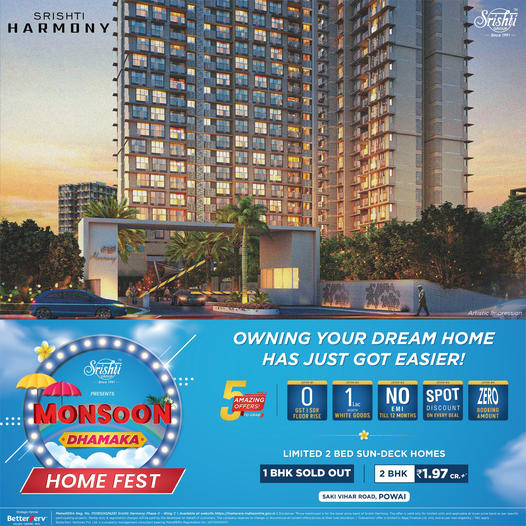 Limited 2 Bed Homes starting at ₹1.97 Cr.+