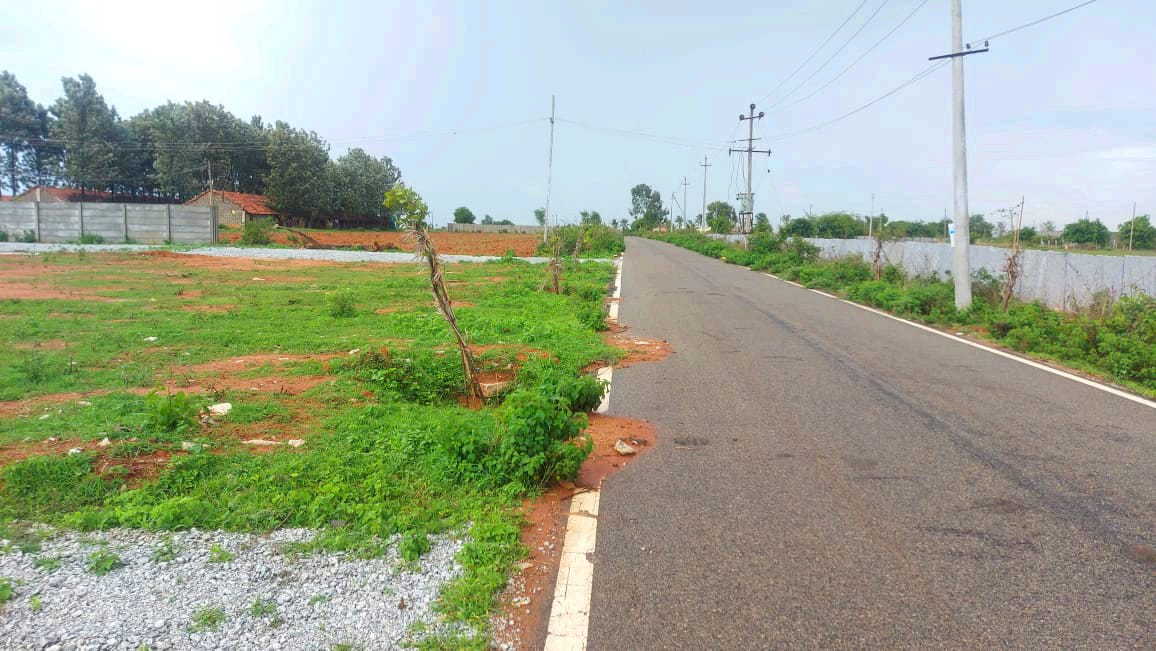 Baglur main road premium site for sale.